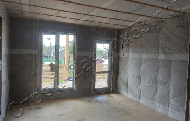 4 каркасный дом д–2, 9x9 м, 81 м², ленинградская область, выборгский район, посёлок советский (9)